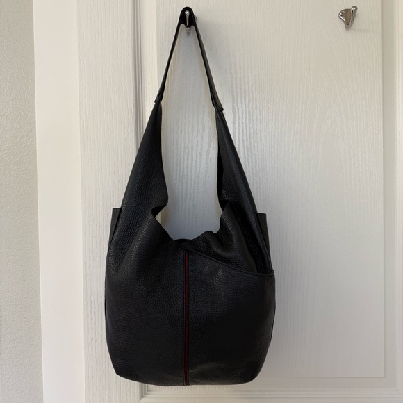 Hammitt Tom Large - black and gunmetal - no zip - Picture 2 of 10